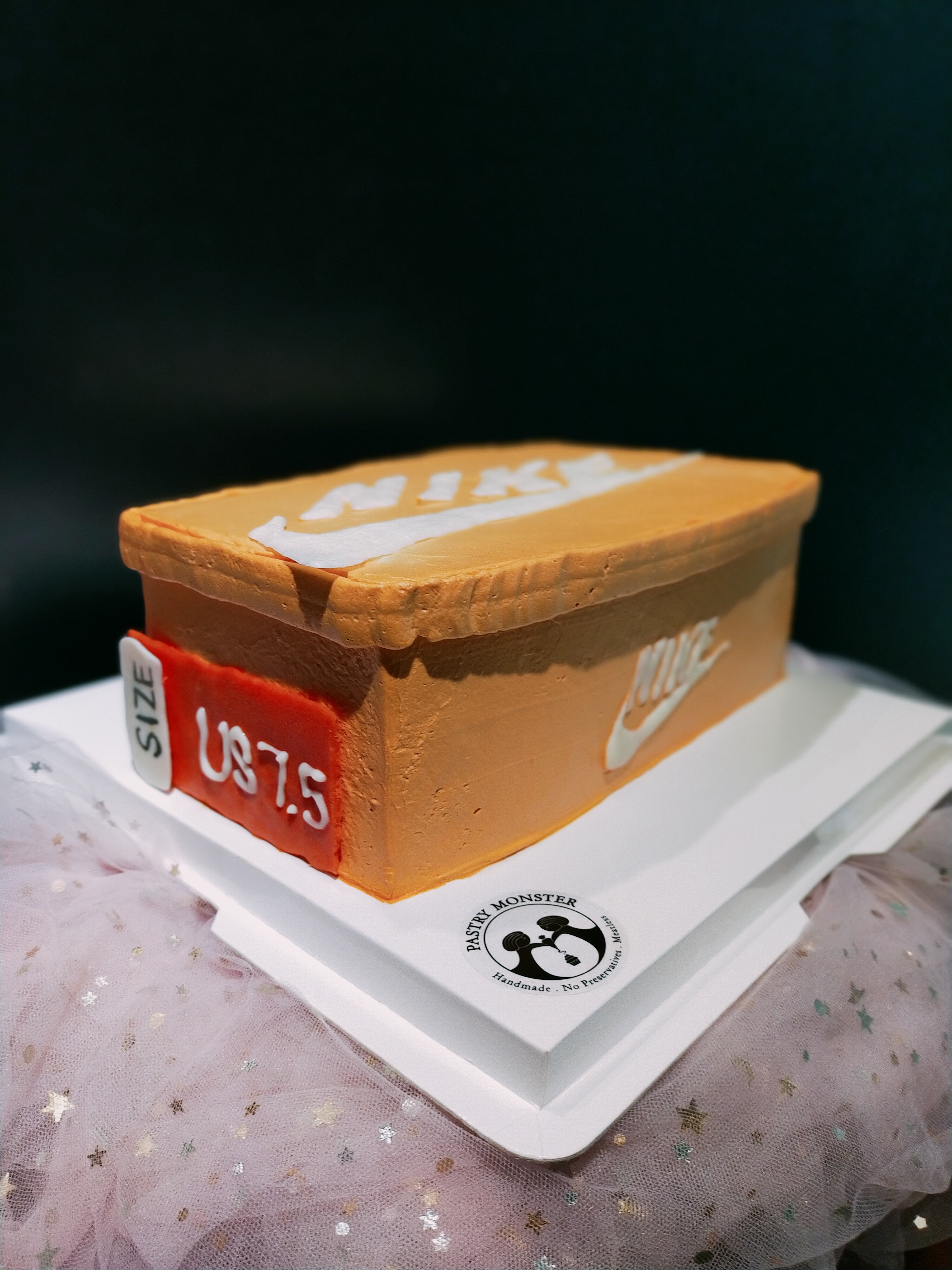 Nike Shoe Box Cake Petal Sparks Studios